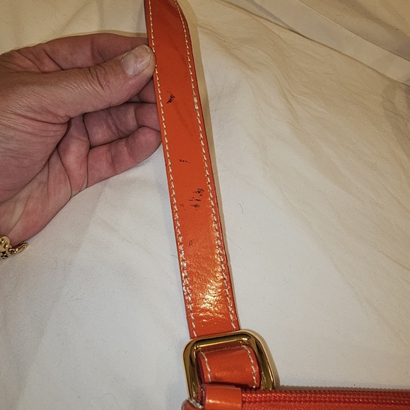 Orange Arcadia Zip Cross Body Bag - Picture 6 of 16